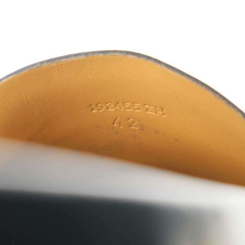 Hermes Moccasin Valmy Loafer Shoes 192455zh Black 42