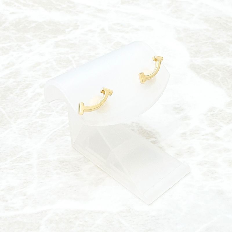 /tiffany & Co T-smile Yellow Gold Earrings U