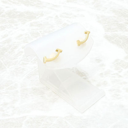 /tiffany & Co T-smile Yellow Gold Earrings U