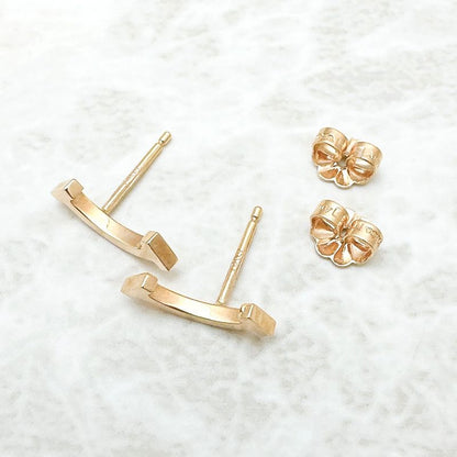 /tiffany & Co T-smile Pink Gold Earrings U
