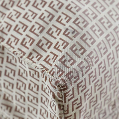 Fendi Micro Zucchini Nylon And Calf Brown Women's Tote Bag