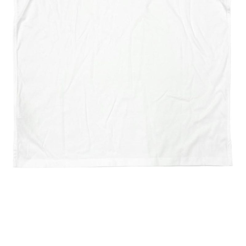 Hermes Short Sleeve T-Shirt Stitching Size S Cotton White Blue Hermes Unused