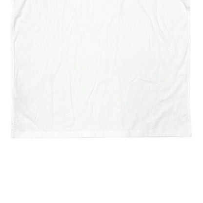 Hermes Short Sleeve T-Shirt Stitching Size S Cotton White Blue Hermes Unused