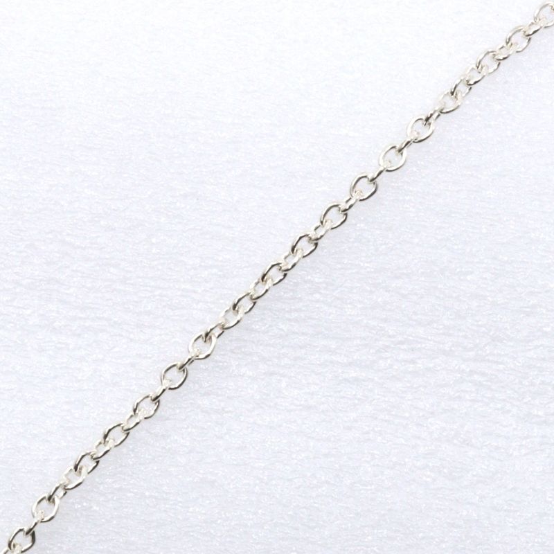 Tiffany & Co Open Heart Elsa Peretti 925 Silver Ladies 4.2g Necklace