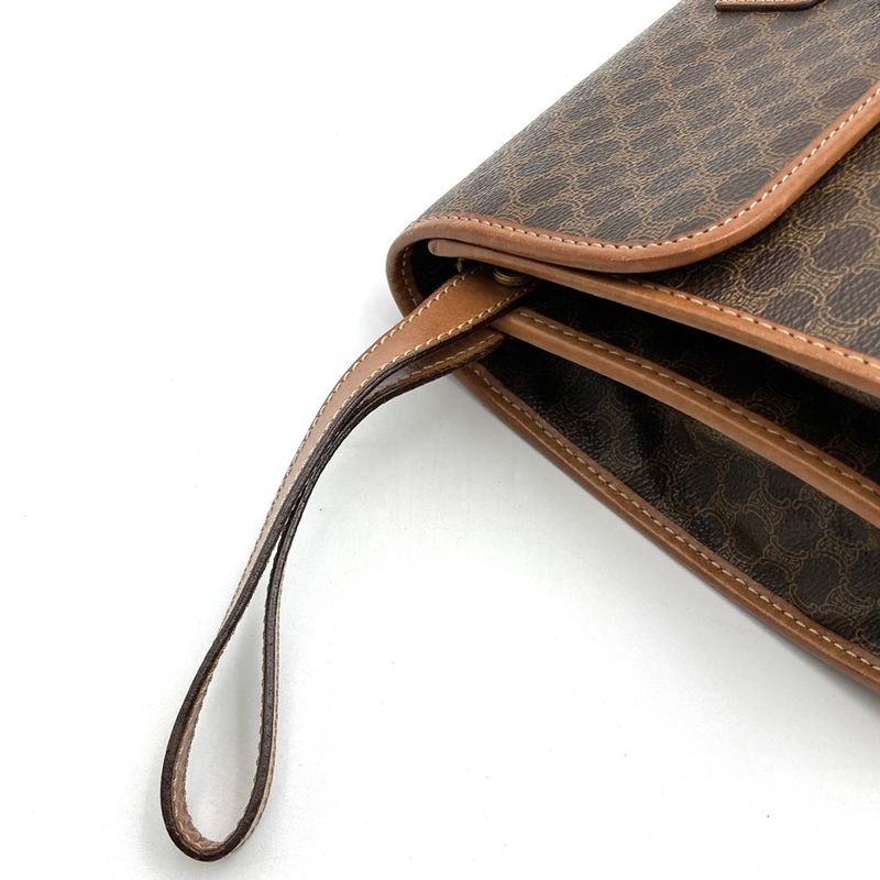 Celine M08 Second Bag Macadam Brown Clutch Bag Small Bag PVC Ladies Men Fashion