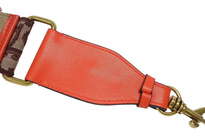 Dior Shoulder Strap Trotter Studs Leather Canvas Bordeaux — view 5