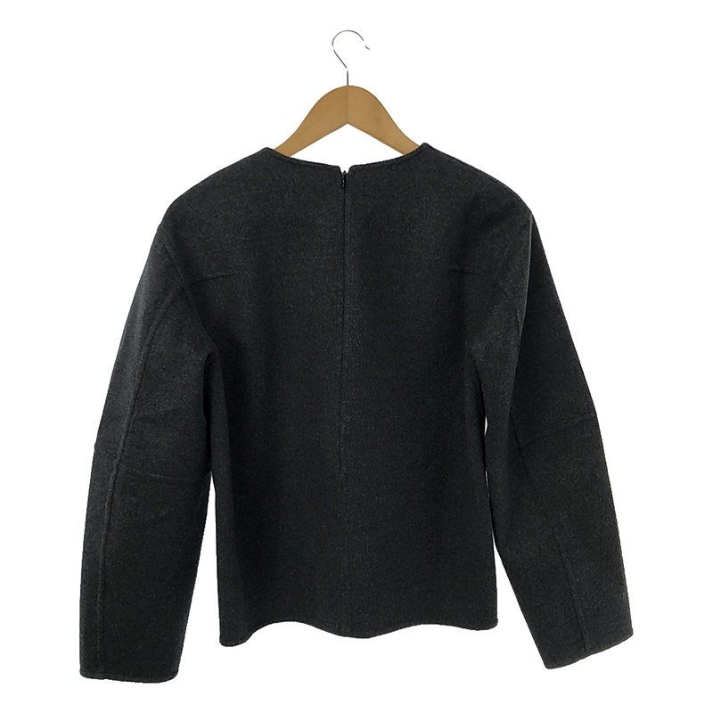 Celine - Phoebe Period Cashmere Blend Crewneck Knit - 34 - Grey - Women's