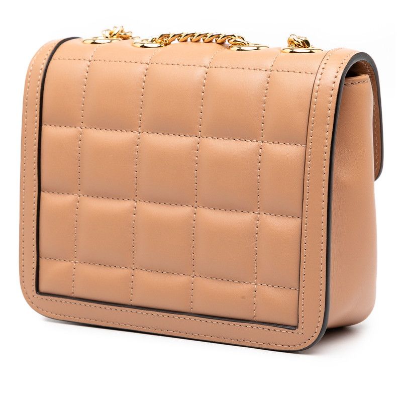 Gucci DECO Chain Shoulder Bag 741457 Beige Leather Women's Gucci