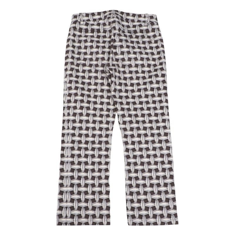 Louis Vuitton Pants Size 34 All Over Patterned Straight Stretch Cropped Pants