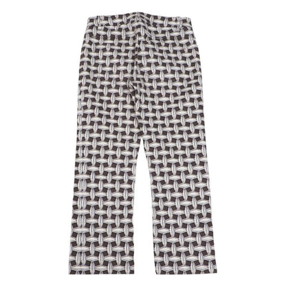 Louis Vuitton Pants Size 34 All Over Patterned Straight Stretch Cropped Pants