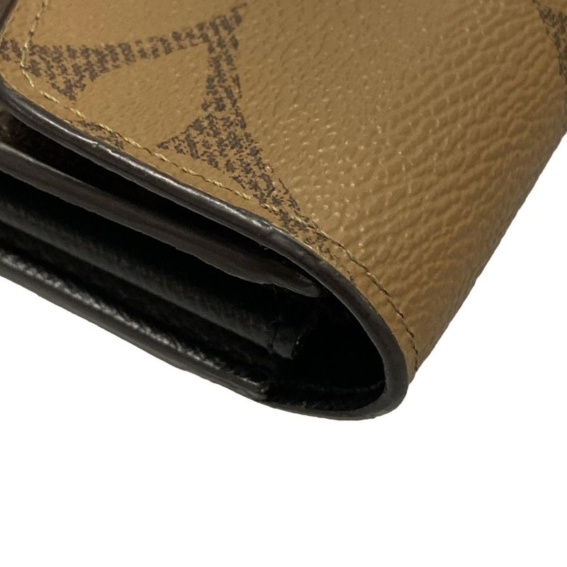 Louis Vuitton Monogram Reverse Long Wallet Portefeuille Sarah M80726 Monogram