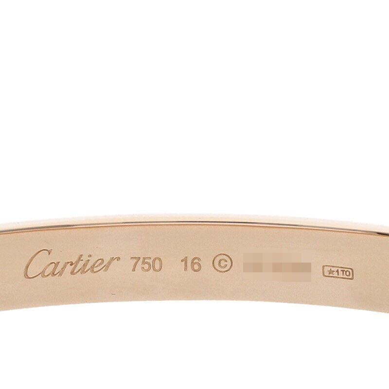 Cartier LOVE Bracelet Love Bracelet 18K Pink Gold Love Bracelet Men's 16