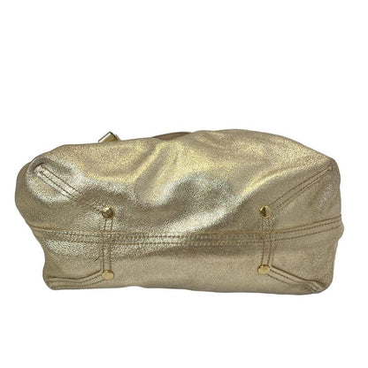 Tiffany & Co Tote Bag Gold Reversible Leather