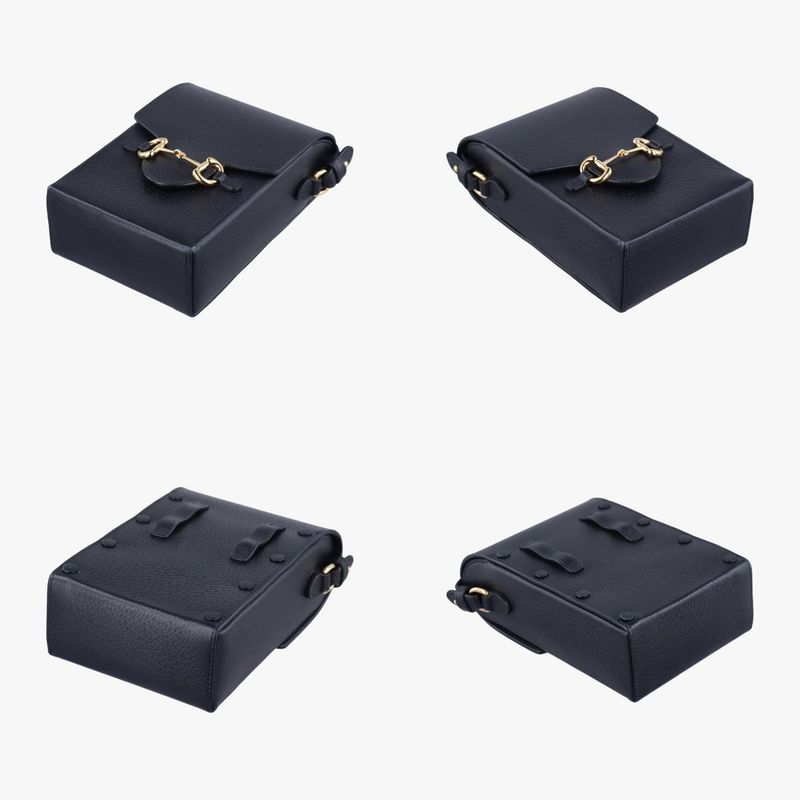 Gucci Horsebit 1955 Black Leather 732302