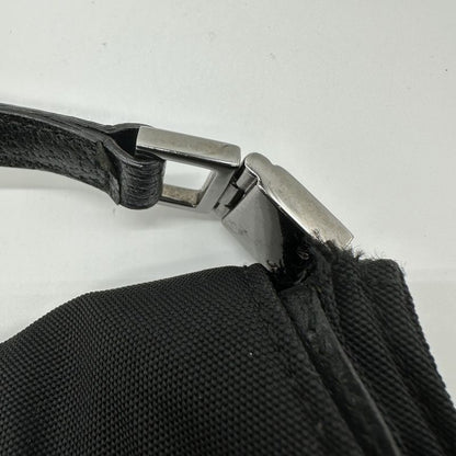 Gucci 001 3355 Jackie Shoulder Bag One Shoulder Black Nylon Canvas Women Vintage