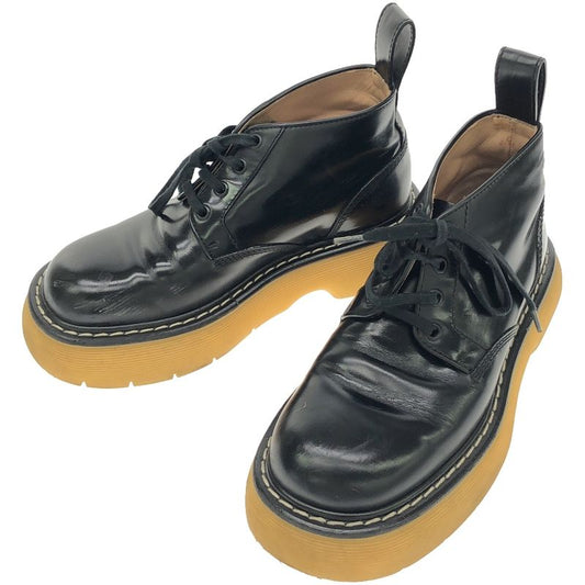 Bottega Veneta the Bounce Leather Ankle Boots Black 37