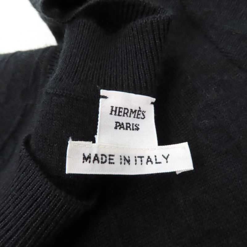 Hermes 22SS 2e2505d3 Cashmere Silk Blend Chaine D'ancre Crew Neck Long Sleeve