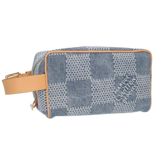 Louis Vuitton Rocker Topkid Damier Allover Denim Handbag Men's