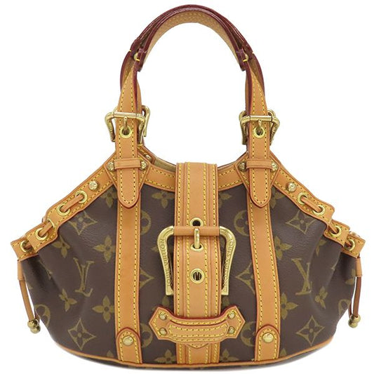 Louis Vuitton Handbag Tedda PM Monogram Canvas Monogram Gold Hardware Brown
