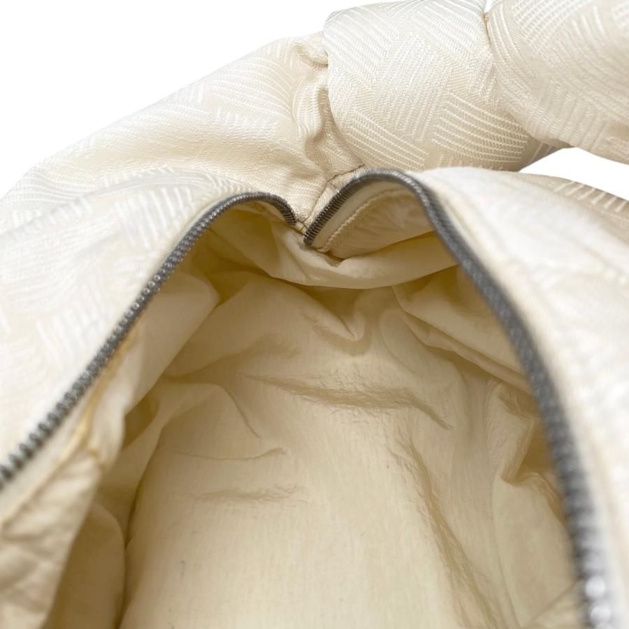 Bottega Veneta Handbag Double Knot 629635 Ivory White Silver Hardware Bottega