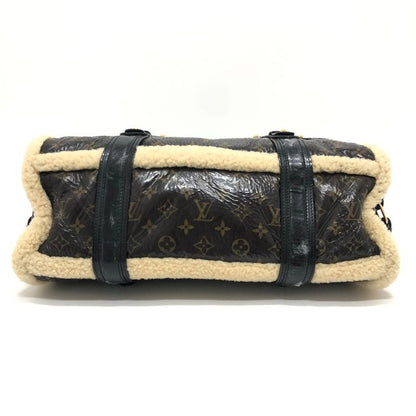 Louis Vuitton Handbag Storm M95574 Patent Leather Marron Brown