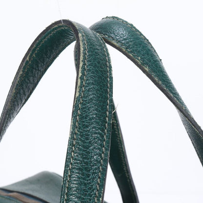 Hermes 00W Marked Gallop 50 Leather Boston Bag Green Business Travel A4 Tote