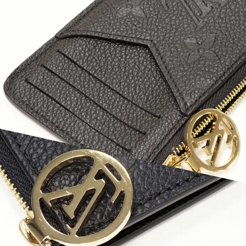 Louis Vuitton Coin Case Fragment Case With Card Case Monogram Empreinte Noir