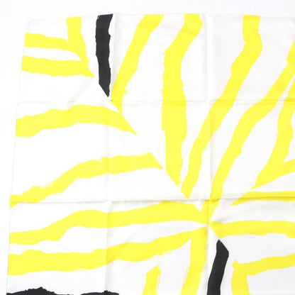 Hermes Carre Geant Carre 90 Rosace DE Janos BER 100% Silk Scarf Yellow With Box