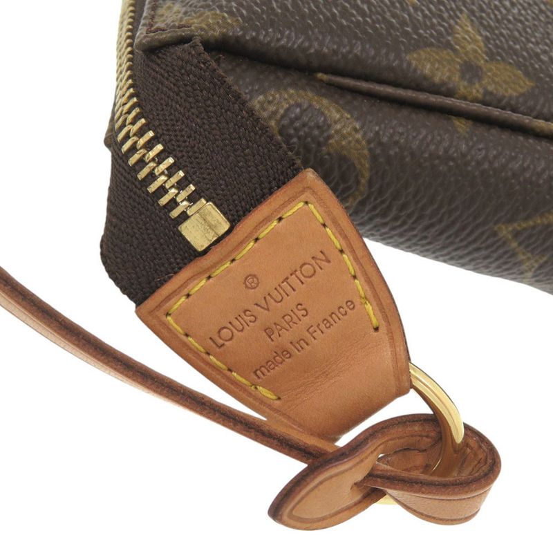 Louis Vuitton Pochette Accessoire Monogram M51980 Brown Pouch LV 1169 Louis