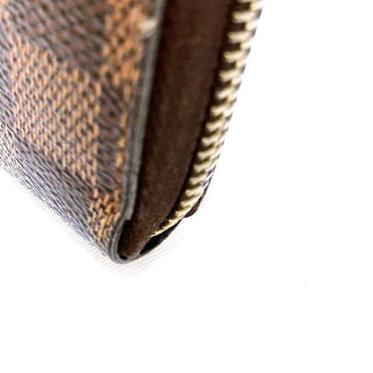 Louis Vuitton Damier Zippy Wallet N60015 Round Zipper Wallet Long Wallet Ladies