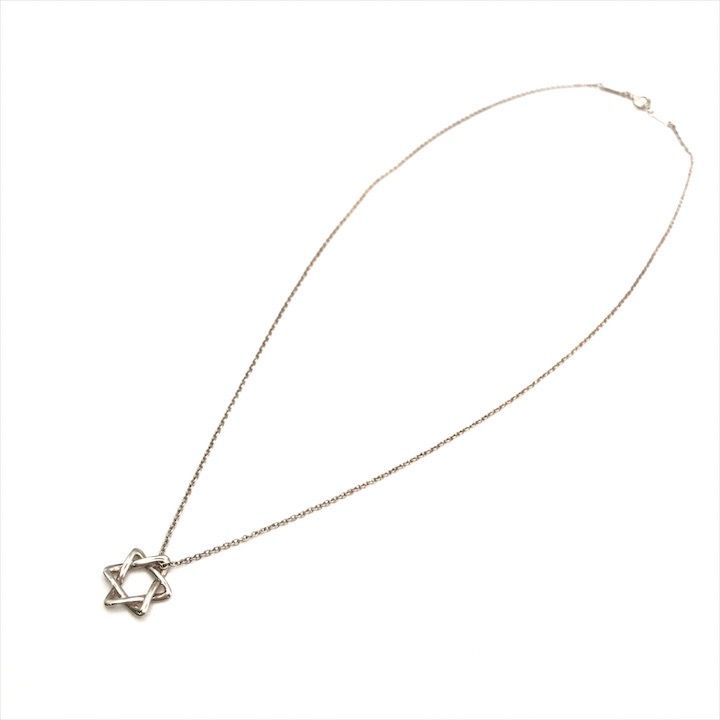 Tiffany & Co Elsa Peretti Star of David Silver Necklace