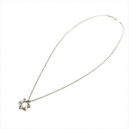 Tiffany & Co Elsa Peretti Star of David Silver Necklace