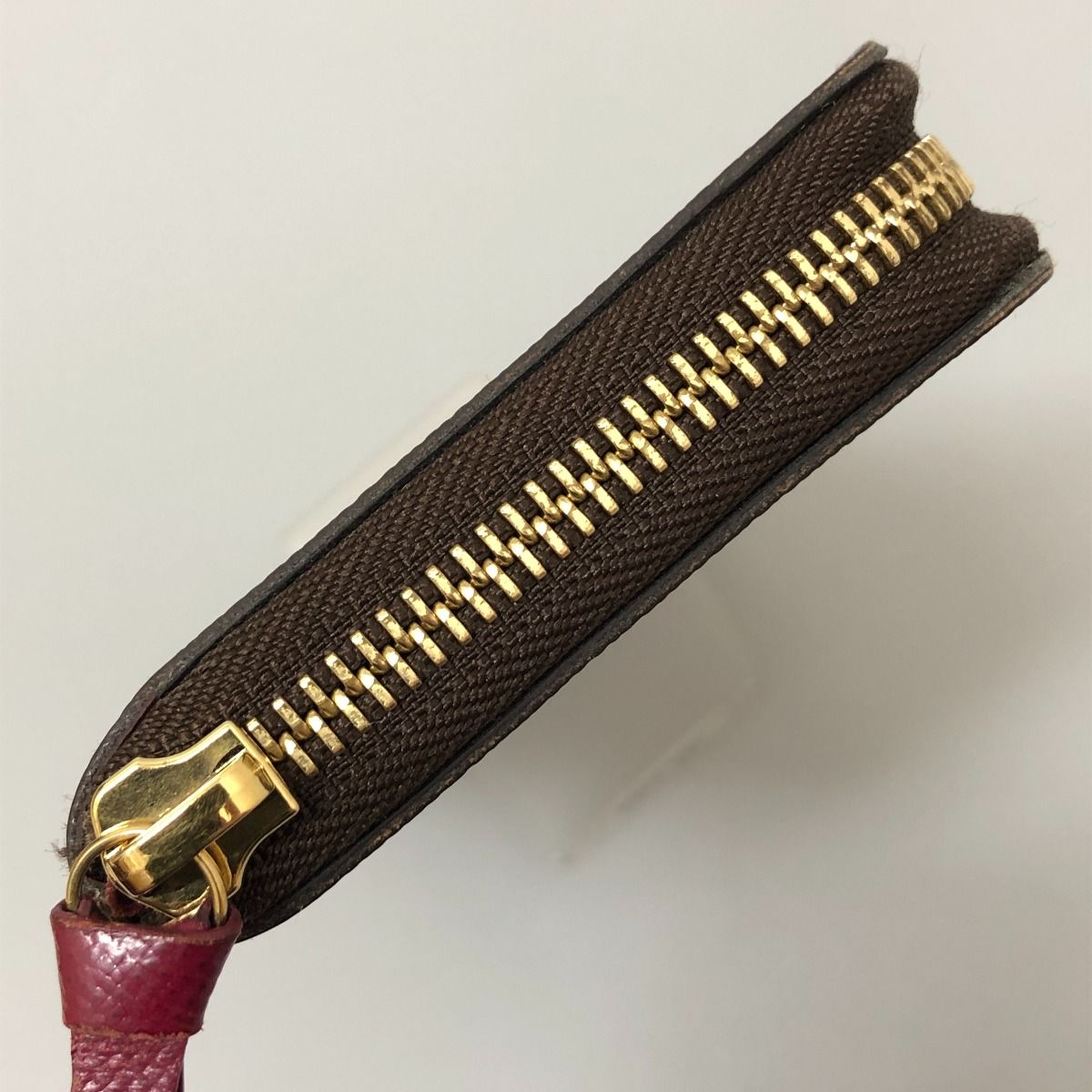 Louis Vuitton Long Wallet Monogram Portefeuille Clemence M60742 Fuchsia