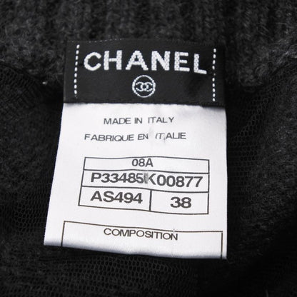Chanel P33485k00877 Cashmere Gray Women's Skirt