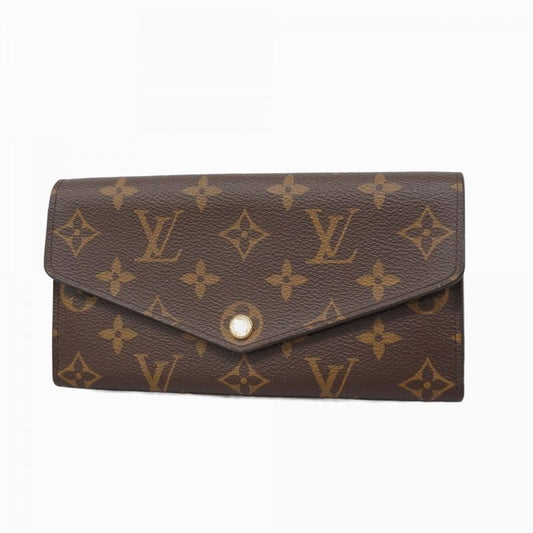 Louis Vuitton Long Wallet Monogram Portefeuille Sarah M60531 Brown Ladies