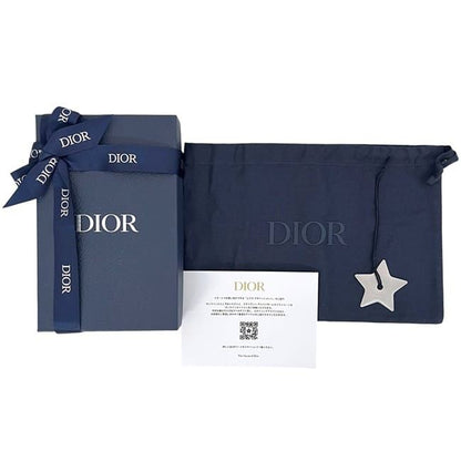 Christian Dior Round Zipper Long Vertical Wallet