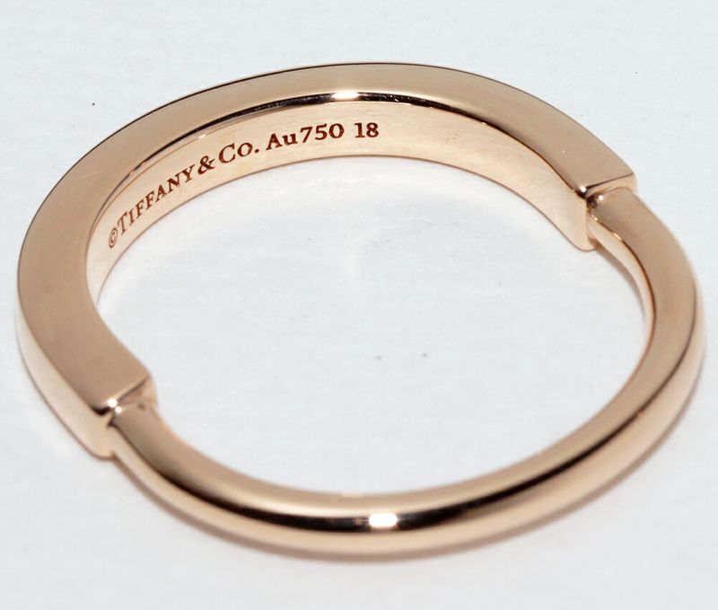 Tiffany & Co Ring 18K Pink Gold Rock Ring