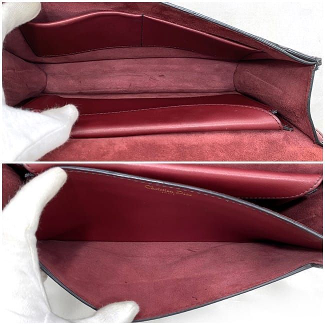 Christian Dior Chain Shoulder Bag F21215 Red