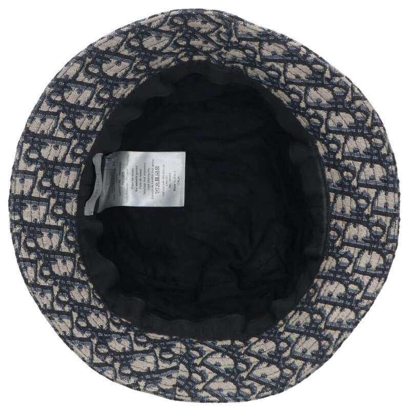 Dior 293c906g5763 Oblique Allover Bucket Hat With Rollers Men's M
