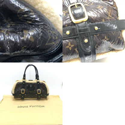 Louis Vuitton Handbag Storm M95574 Patent Leather Marron Brown
