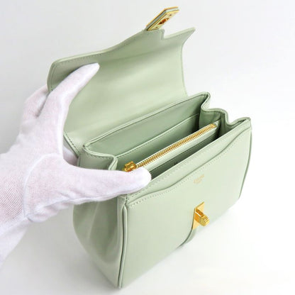 Celine Mini 16 Seise 197983bey.29ja Jade Calfskin 2way Handbag