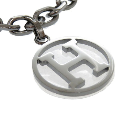 Hermes Bull Lock Amulet 4 Cadenas Horse H Dog Metal/ruthenium Hardware Silver