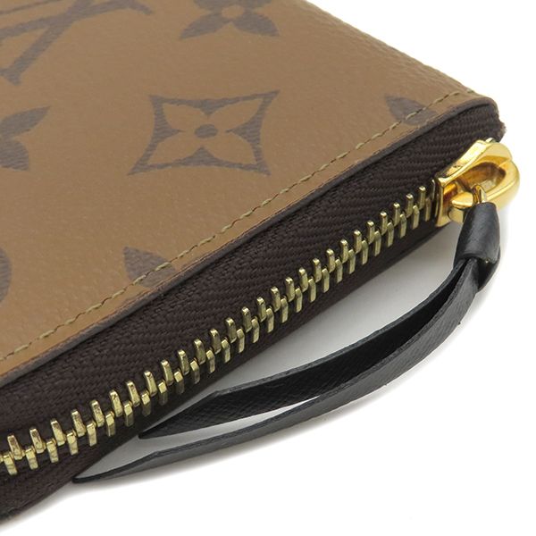 Louis Vuitton Long Wallet Portefeuille Clemence Monogram Reverse Canvas