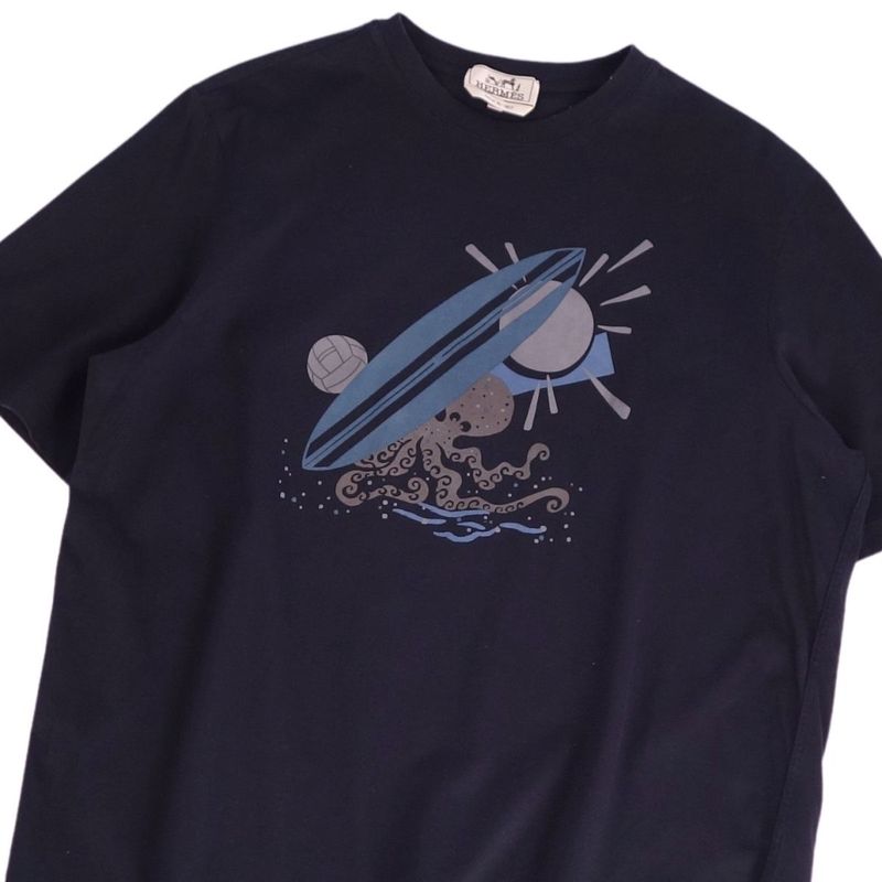Hermes T-shirt 23SS Cut And Sewn Short Sleeve
