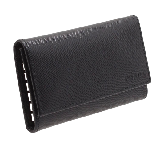 Unused Prada Saffiano Leather 6-ring Key Case