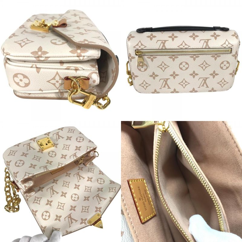 Louis Vuitton Shoulder Bag Pochette Metis EW M46914 Beige