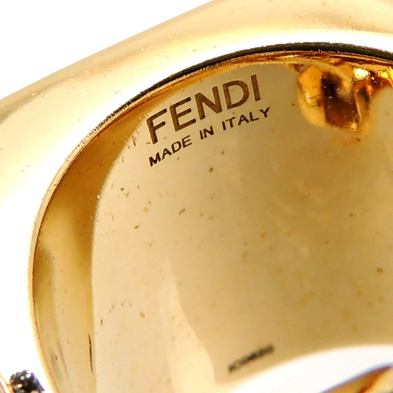 Fendi 21 Logo Ring Necklace