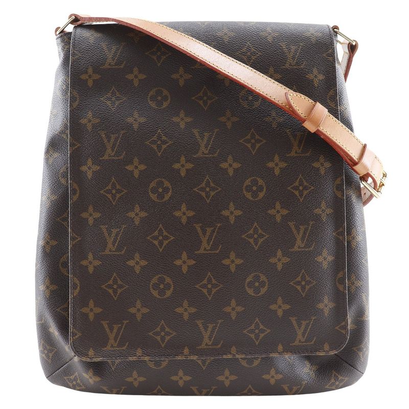 Louis Vuitton Musette M51256 Monogram Canvas Brown As0011 Ladies Shoulder Bag