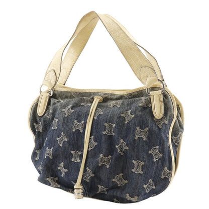 Celine Bittersweet Paris Macadam Denim Blue Women's Tote Bag