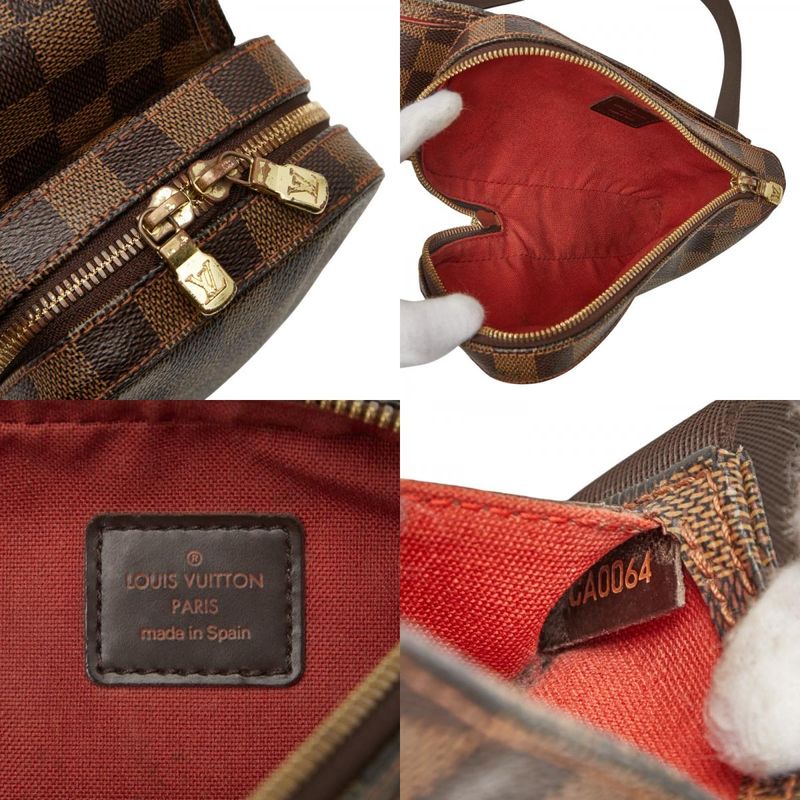 Louis Vuitton Damier Geronimos Shoulder Bag Body Bag N51994 Brown PVC Leather